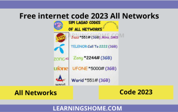 Free internet code 2023 All Networks Jazz, Ufone, Zong, Telenor, Free Internet Code 2023 Free Internet 50 GB for all Networks 2023