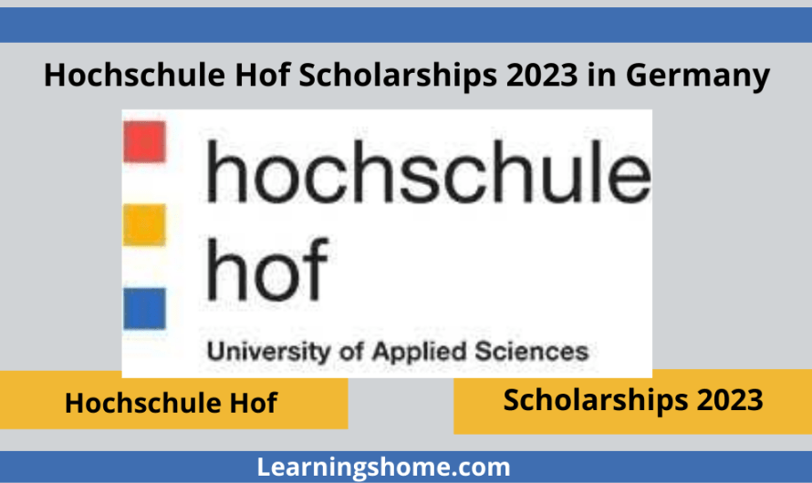 Hochschule Hof Scholarships 2023 in Germany