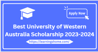 University of Western Australia Scholarship 2023-2024
