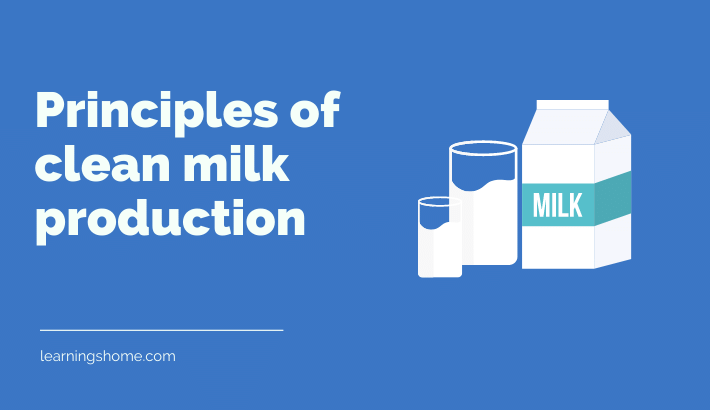 principles of clean milk production