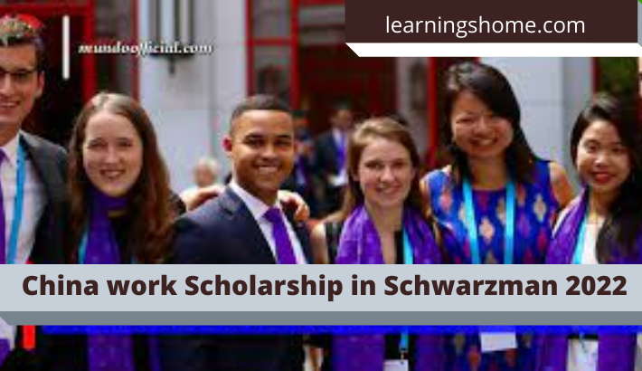 China work Scholarship in Schwarzman 2022 