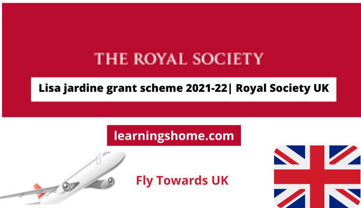Lisa jardine grant scheme 2021-22| Royal Society UK
