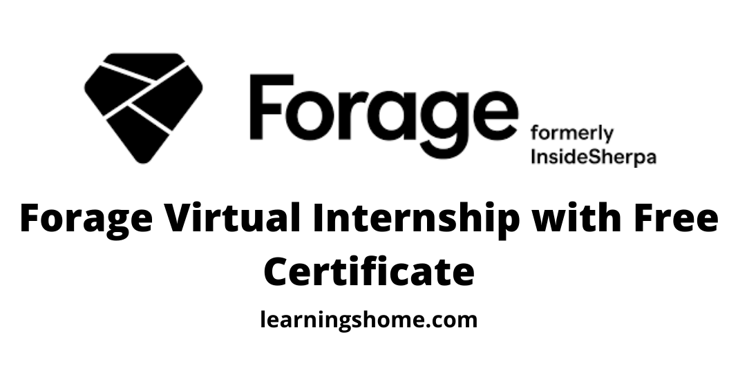 Forage Virtual Internship with Free Certificate