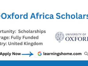 Eni-Oxford Africa Scholarship