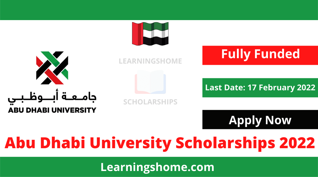 Abu Dhabi University Scholarships 2022