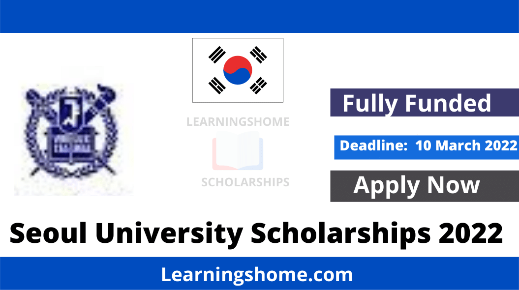 Seoul University Scholarships 2022