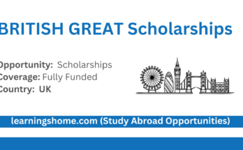 GREAT UK Scholarships