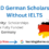 DAAD German Scholarships Without IELTS 2025 | Fully Funded