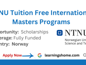 NTNU Tuition Free International Masters Programs