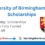 University of Birmingham Law Scholarships 2024 In UK