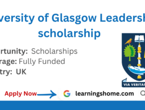 University of Glasgow Leadership scholarship