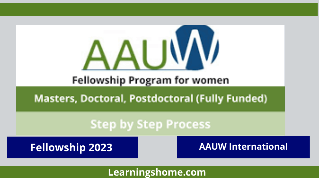 The AAUW International Fellowship is now open for applications. This scholarship program is primarily for applicants who are female and hold citizenship