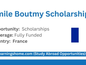 Emile Boutmy Scholarships