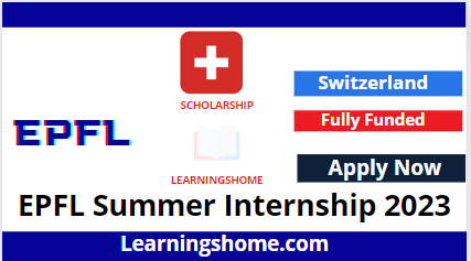 EPFL Summer Internship 2023