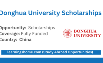 Donghua University CSC Scholarships