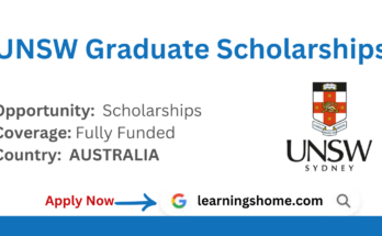 UNSW Graduate Scholarships