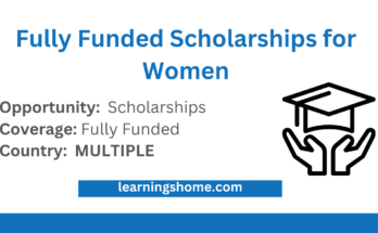Fully Funded Scholarships for Women
