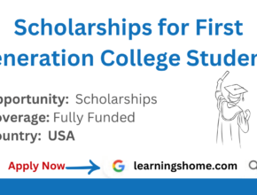 Scholarships for First-Generation College Students