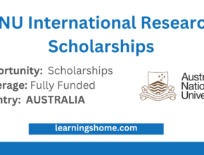 ANU International Research Scholarships