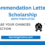 Recommendation Letter For Scholarship 2025 | Best Template With Examples