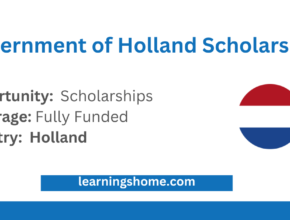 Government of Holland Scholarships