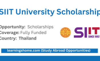 SIIT University Scholarship