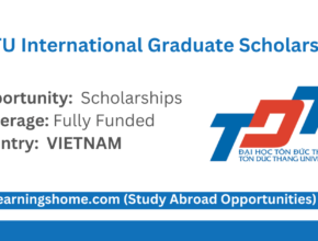 TDTU International Graduate Scholarship