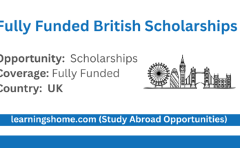 Fully Funded British Scholarships