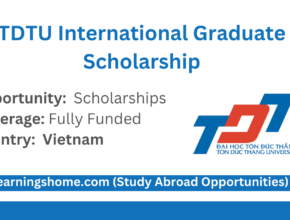 TDTU International Graduate Scholarship