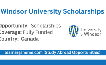 Windsor Canada Entrance Scholarships